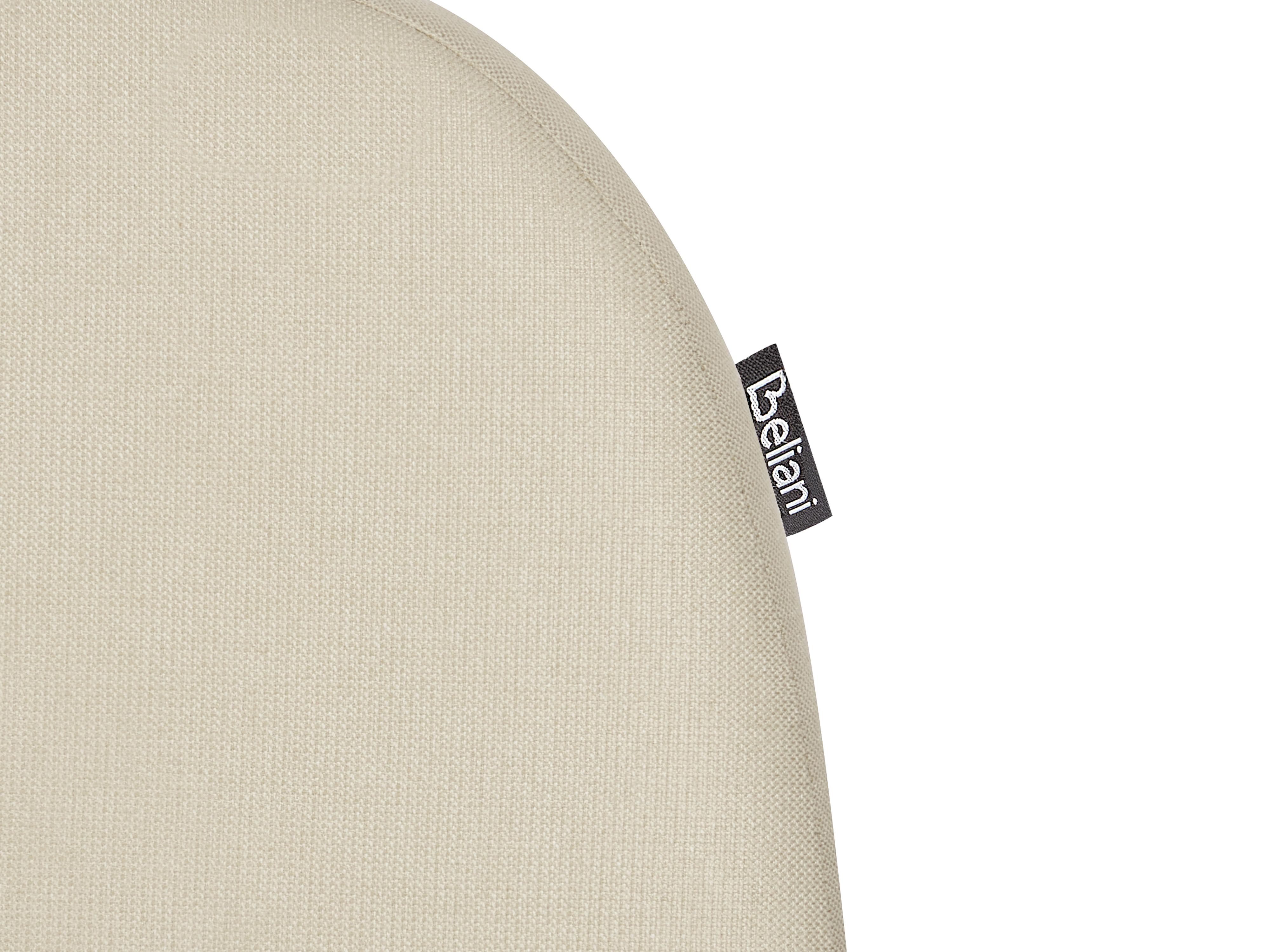Bett mit Lattenrost Stoff ROISEL 160 x 200 cm Hellbeige_937475