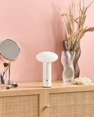 Wireless LED Table Lamp BUAYAN with Dimmer Metal White_955255