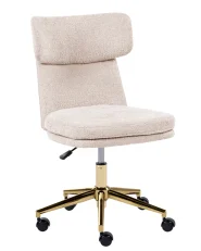 Desk Chair GRANBY Boucle Light Beige_1060389