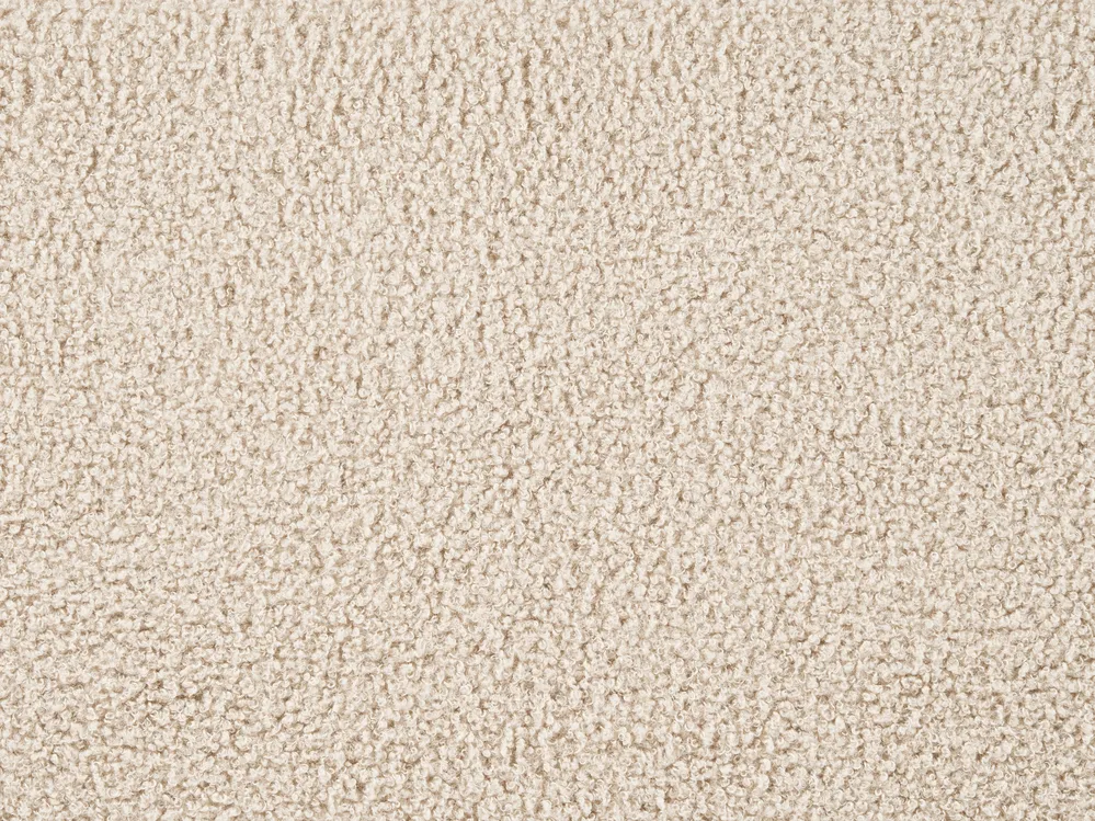 Sofa Bed 3 Seater KVAM with Storage Boucle Light Beige_1021843