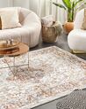 Matta 200 x 300 cm beige och brun VAYK_853623