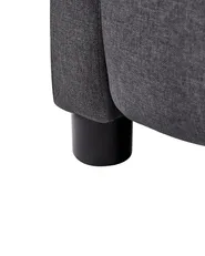Recliner Chair EMINENCE Faux Linen Dark Grey_1029821