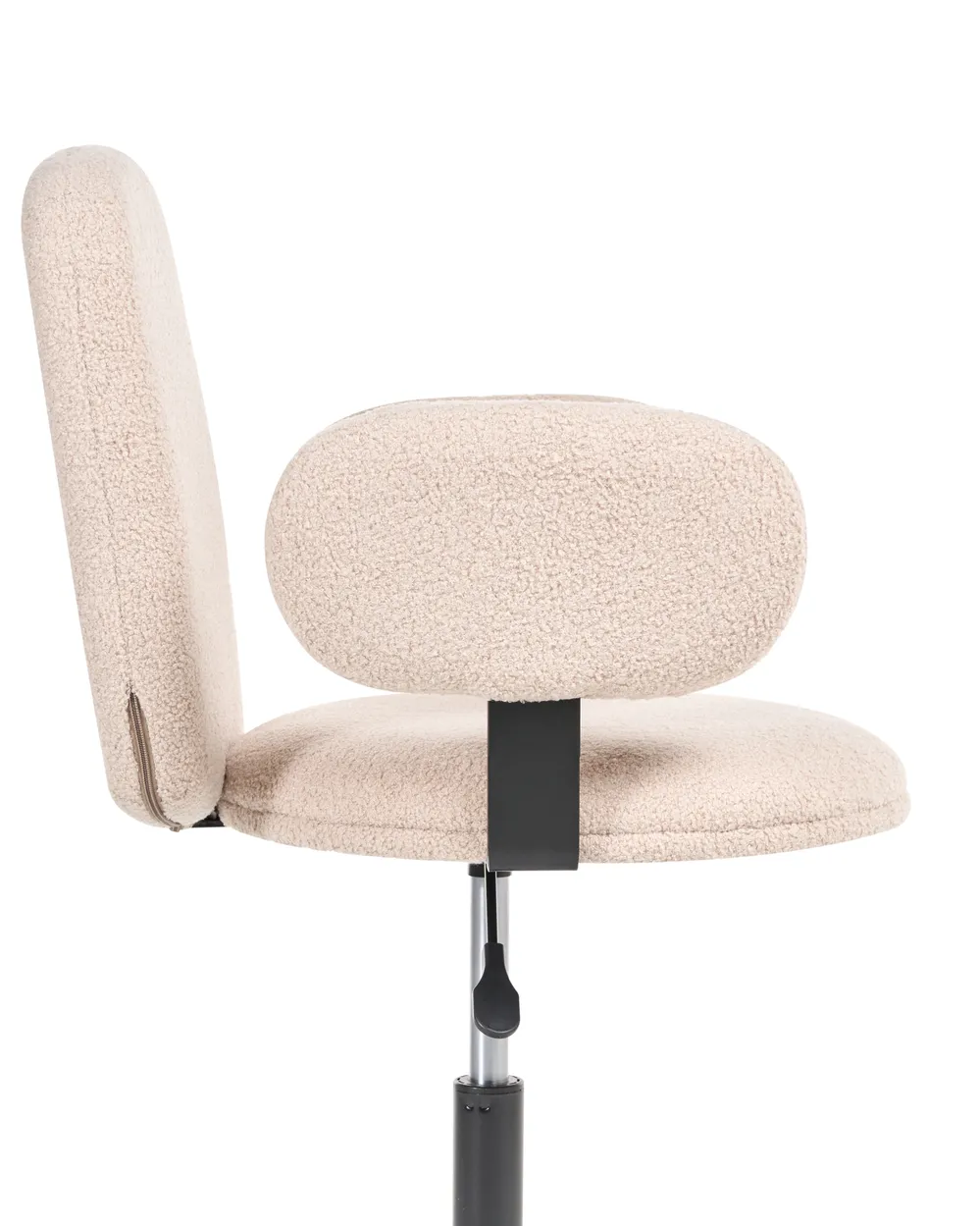 Sedia da scrivania MORAGA Bouclé Beige_1024879