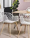 Set of 2 Dining Chairs NASHUA White
