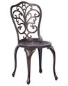 Set of 2 Garden Chairs Brown TRIORA_931747