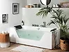 Corner Hot Tub with LED SAMANA 1530 x 710 mm White