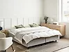 Adjustable Bed without Headboard Fabric DUKE II 180 x 200 cm (EU Super King) Light Grey