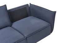 Sofa 3 Seater KUNES Fabric Dark Blue_1013237