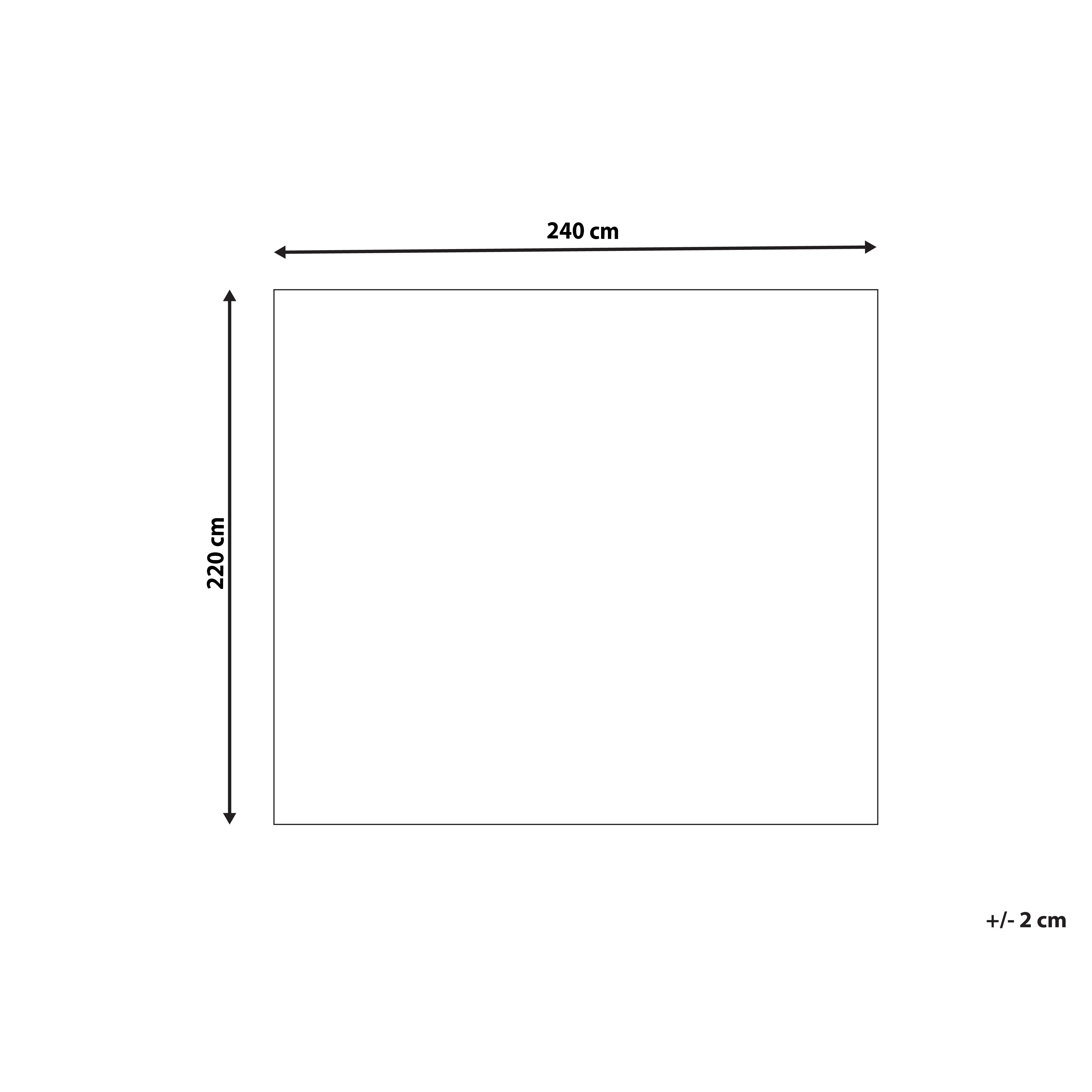 Chenille Bedspread 220 x 240 cm Beige KAZY_917872