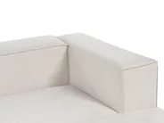 Corner Sofa 3 Seater VERNON Fabric Light Beige Right Hand_887799