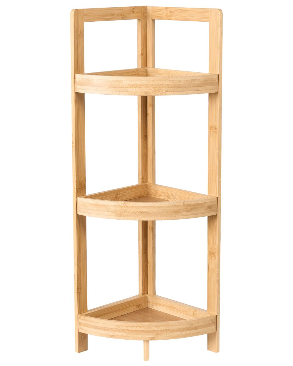 Estante de canto ILLAMPU Bambu Castanho claro