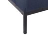 2 Seater Faux Linen Sofa Dark Blue MALMOS _930906