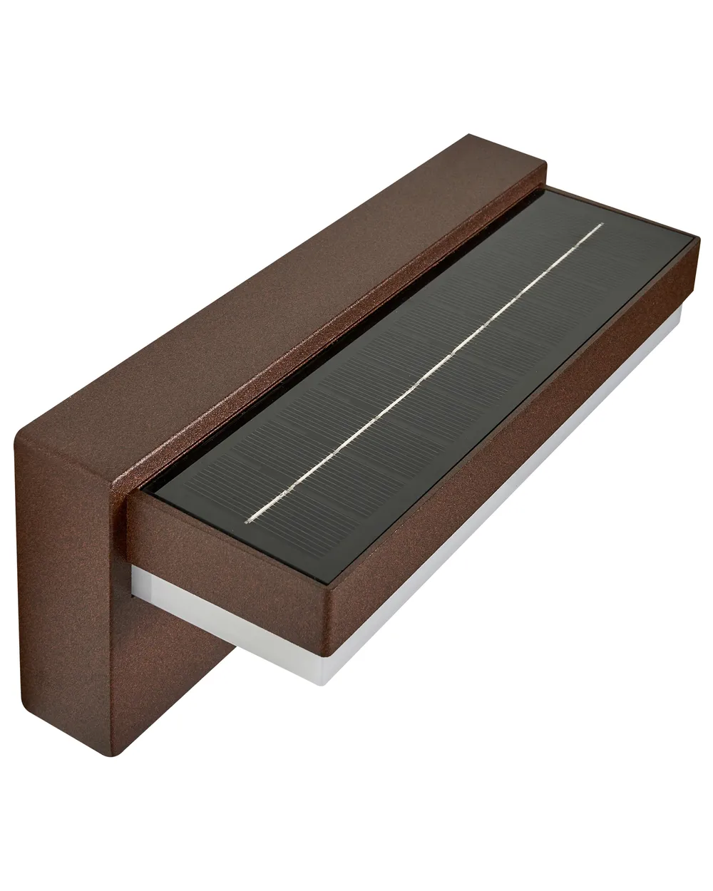 Set of 2 Outdoor LED Wall Lights DROMA with Motion Sensor Brown_1103272