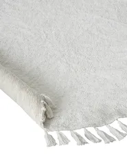 Rug MITSOBI White ø 120 cm Cotton_1065185