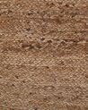 Oválný jutový koberec 100 x 150 cm béžový DEMIRCI_817515