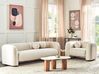4 Seater Velvet Living Room Set Off-White LEIREN_920767
