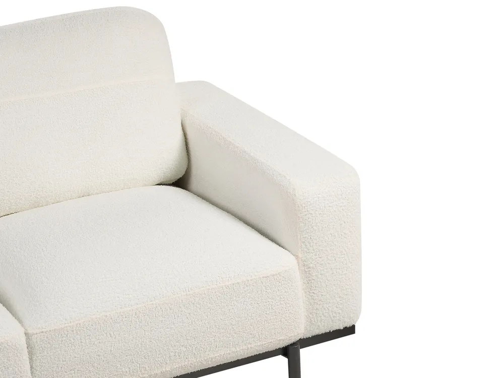 Sofa 3 Seater SOVIK Boucle Off-White_899693