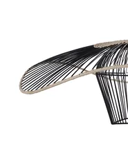 Lampadario LUNGA Metallo Nero_915600