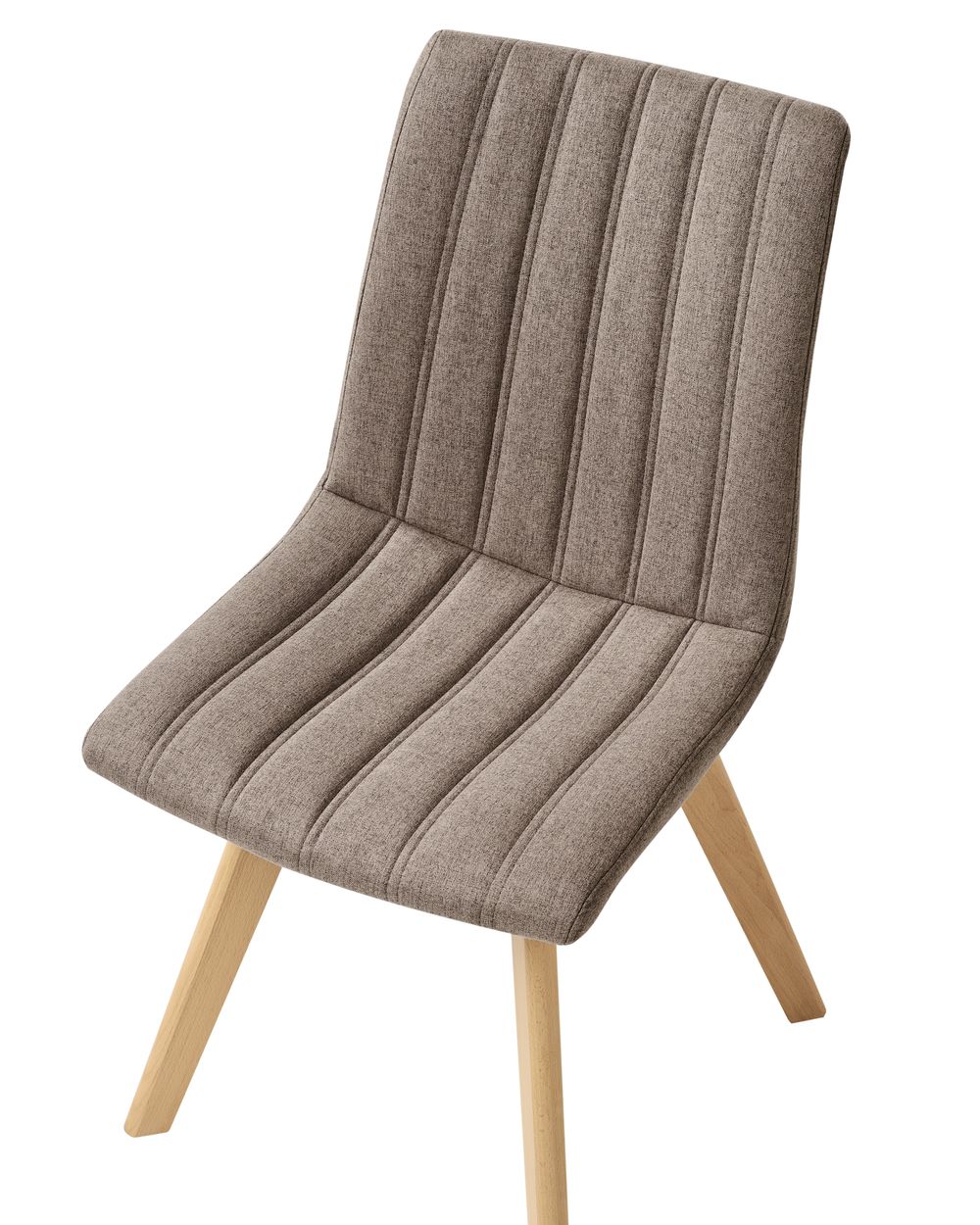 Taupe fabric dining chairs discount
