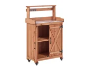 Ültetőasztal ALTOLIA 70 cm 119 cm Fenyőfa Barna_1032125
