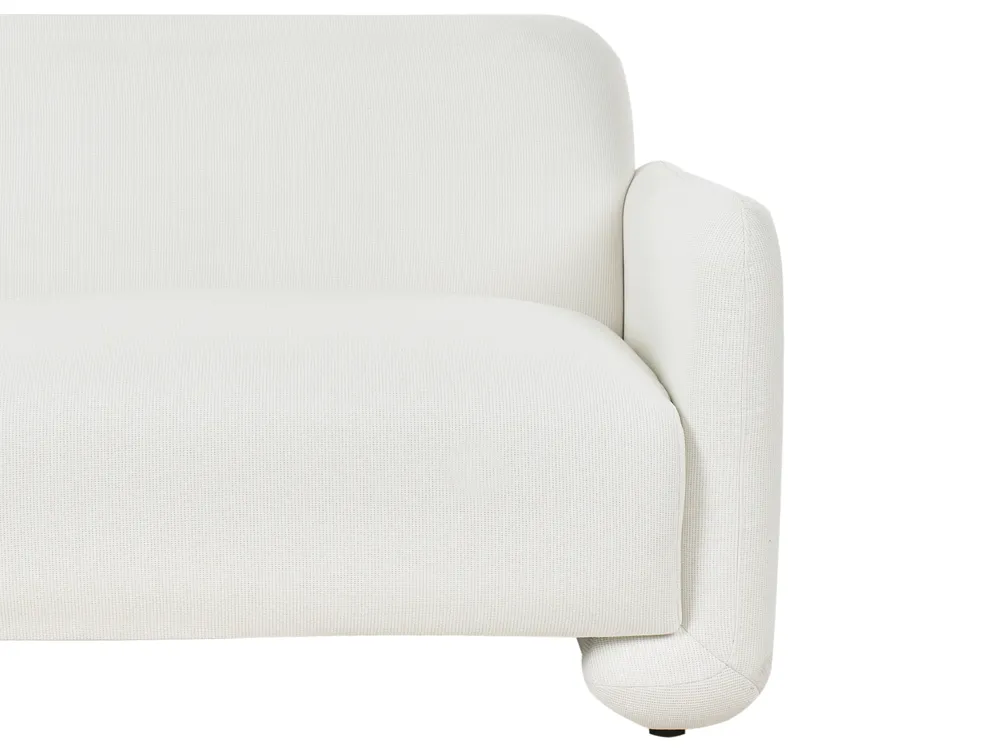 Set da salotto 4 posti SALAND Tessuto Bianco_970970