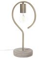Metal Table Lamp Brass JUCAR_698046