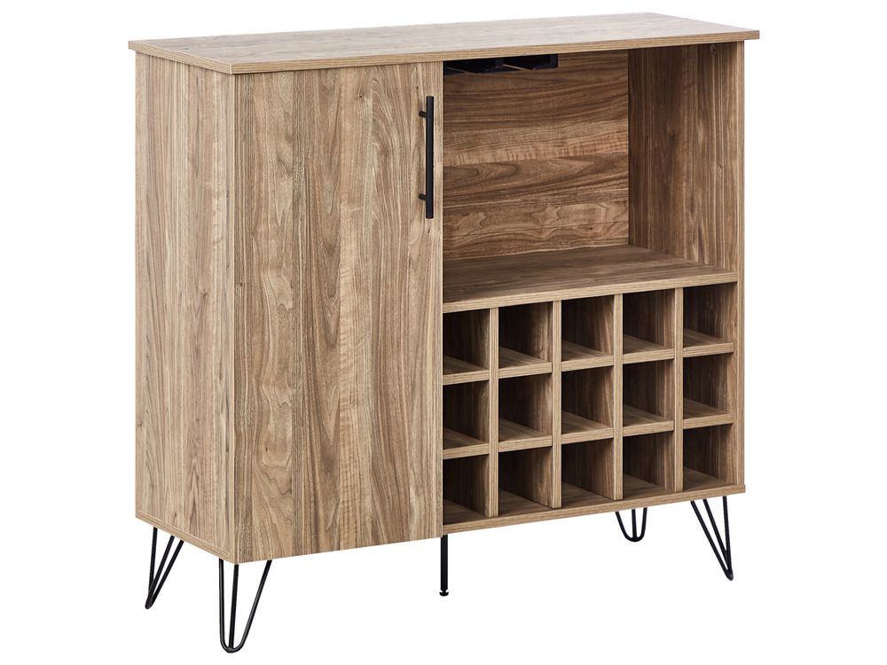 Mueble botellero ELISTON Marrón claro