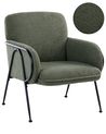 Fotel TRYSNES Boucle Zielony