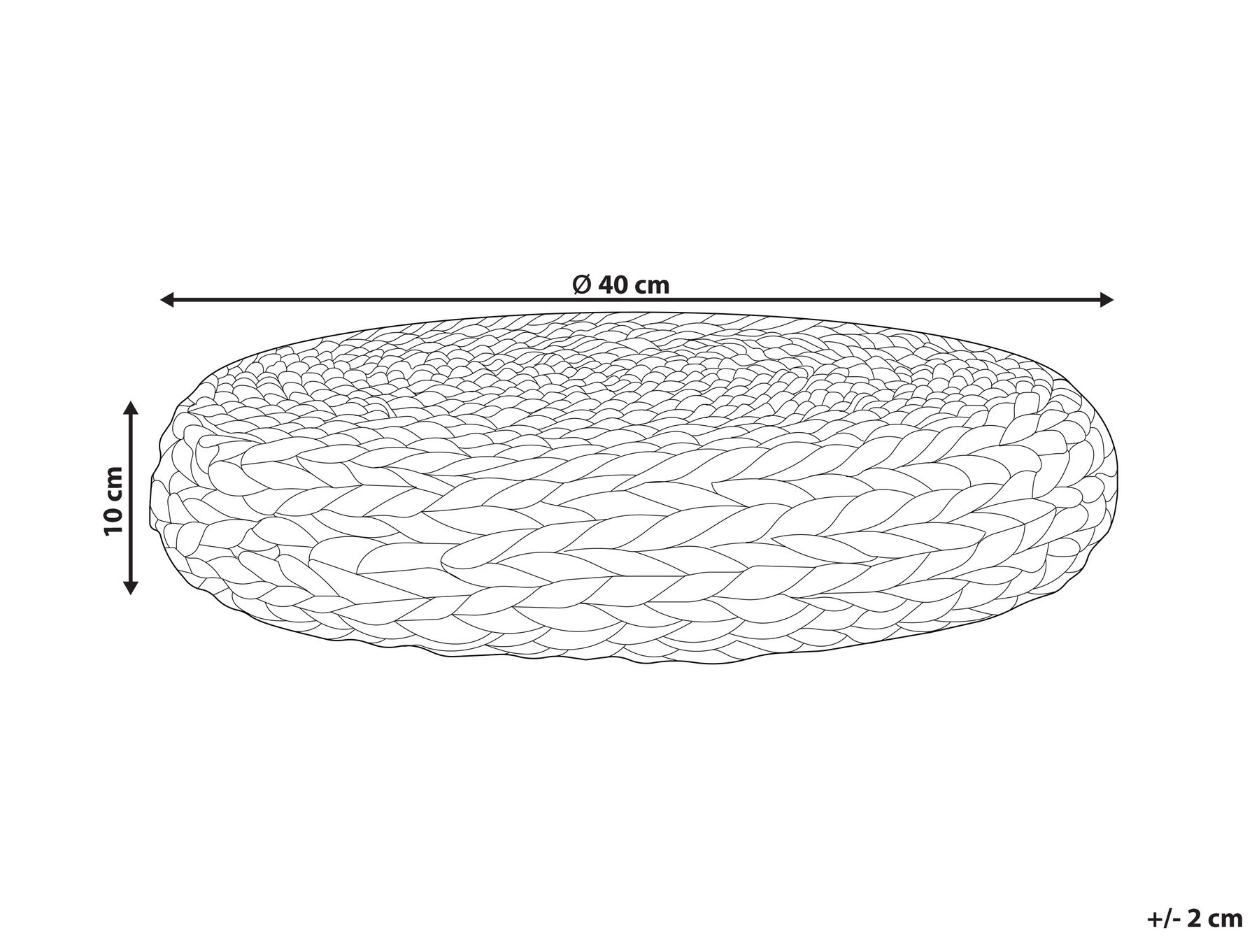 Water Hyacinth Wicker Floor Pouffe Natural WAHOO_825263 Water Hyacinth Wicker Floor Pouffe Natural WAHOO_825263