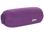 Prześcieradło z gumką JANBU 90 x 200 cm Bawełna Purpurowy_845840
