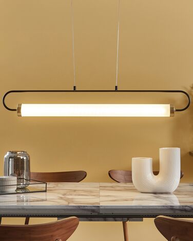 Metal LED Pendant Lamp Black HENRY