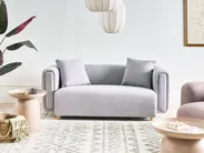 Sofa 2 Seater LILLEROD Fabric Grey_1025234