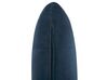 Chaise longue de terciopelo azul oscuro/negro/plateado con altavoz Bluetooth SIMORRE_823093