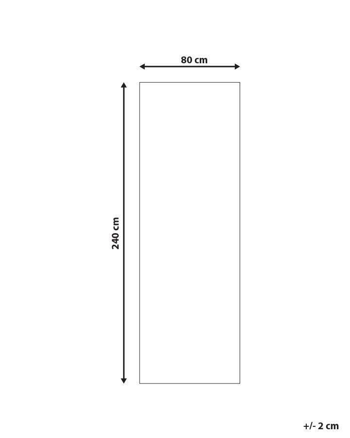 Runner Rug 80 x 240 cm Grey VADKADAM_831364 Runner Rug 80 x 240 cm Grey VADKADAM_831364