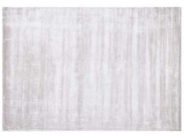 Tappeto viscosa grigio chiaro 160 x 230 cm GESI II