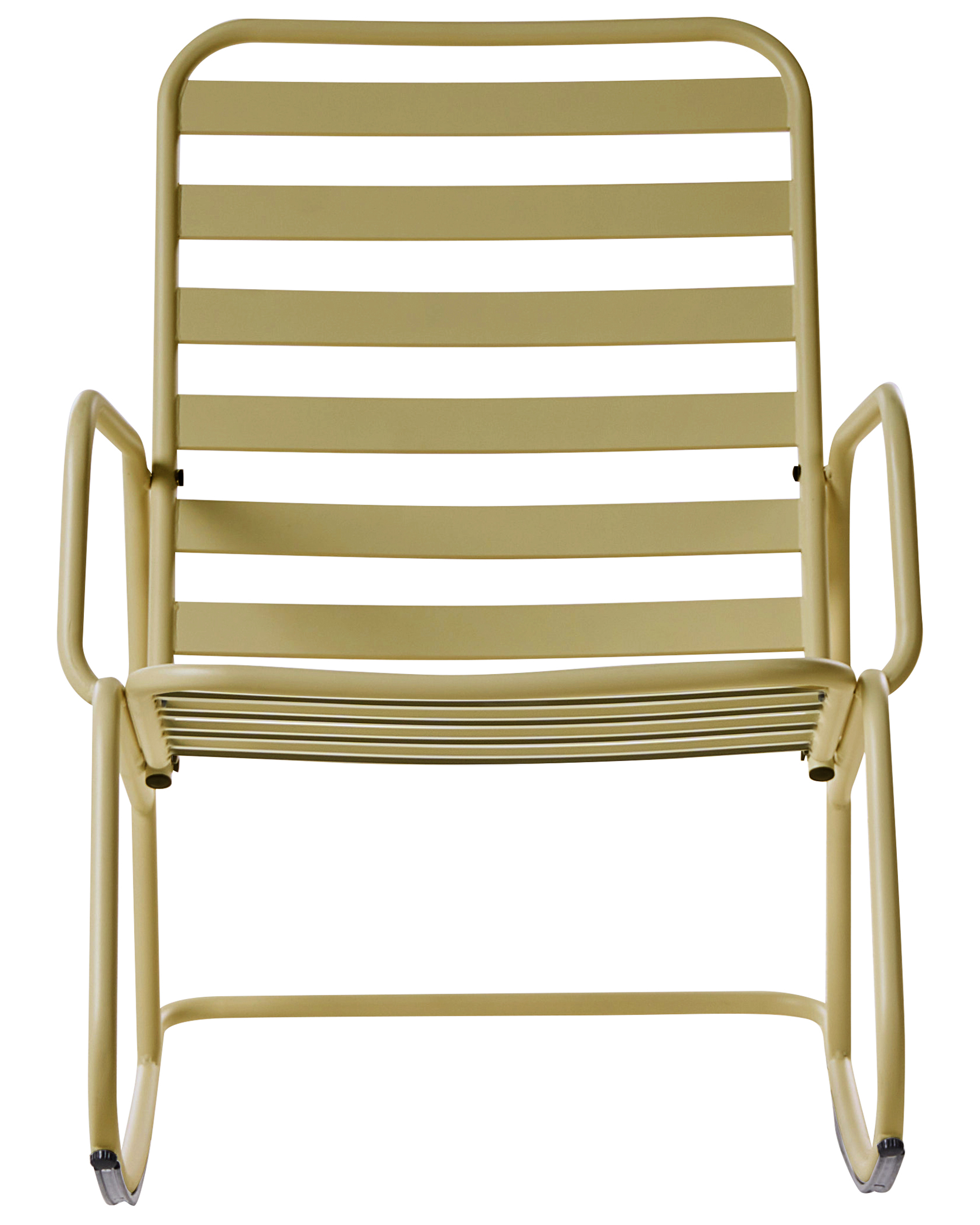Garden Rocking Chair TURI Metal Olive Green_1020878
