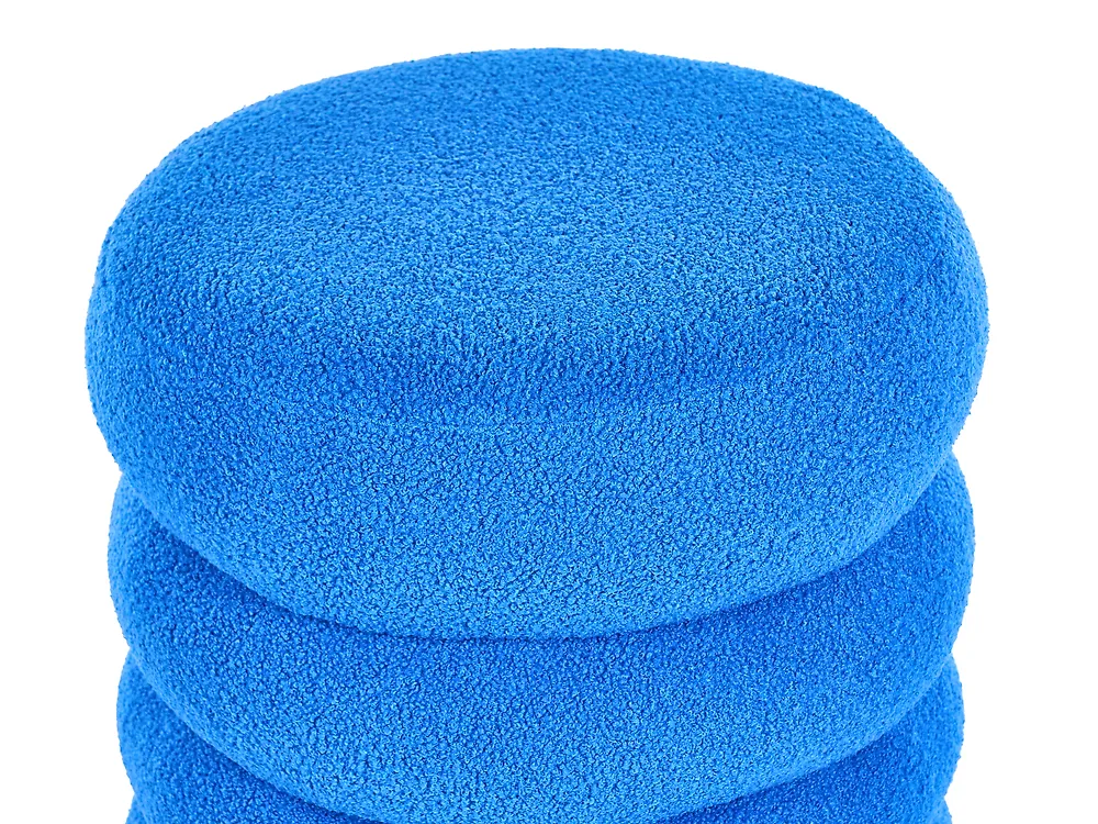 Pouffe SUMPTER Boucle Blue_1176603