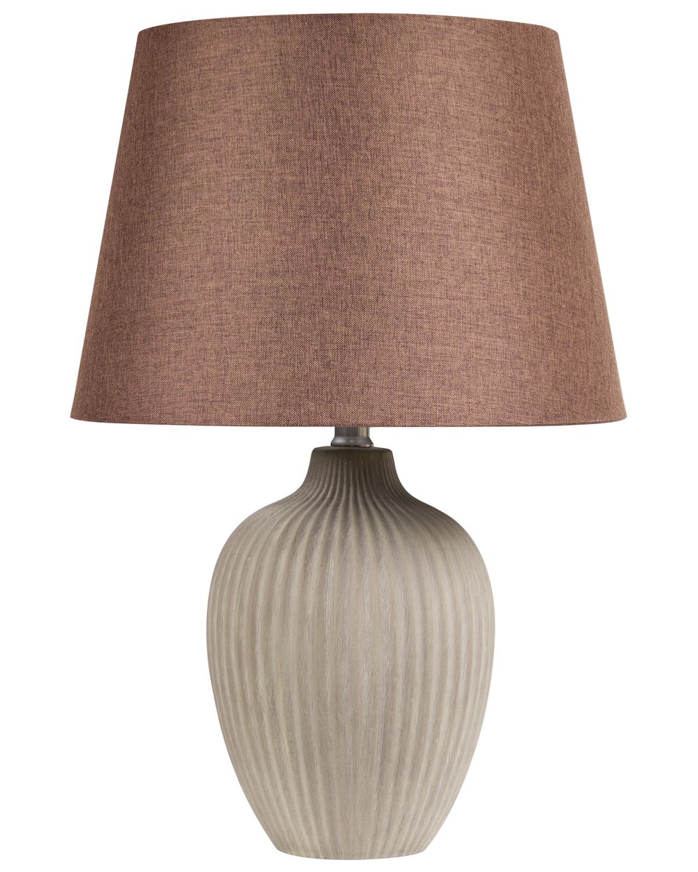 Table Lamp FERGUS Ceramic Brown