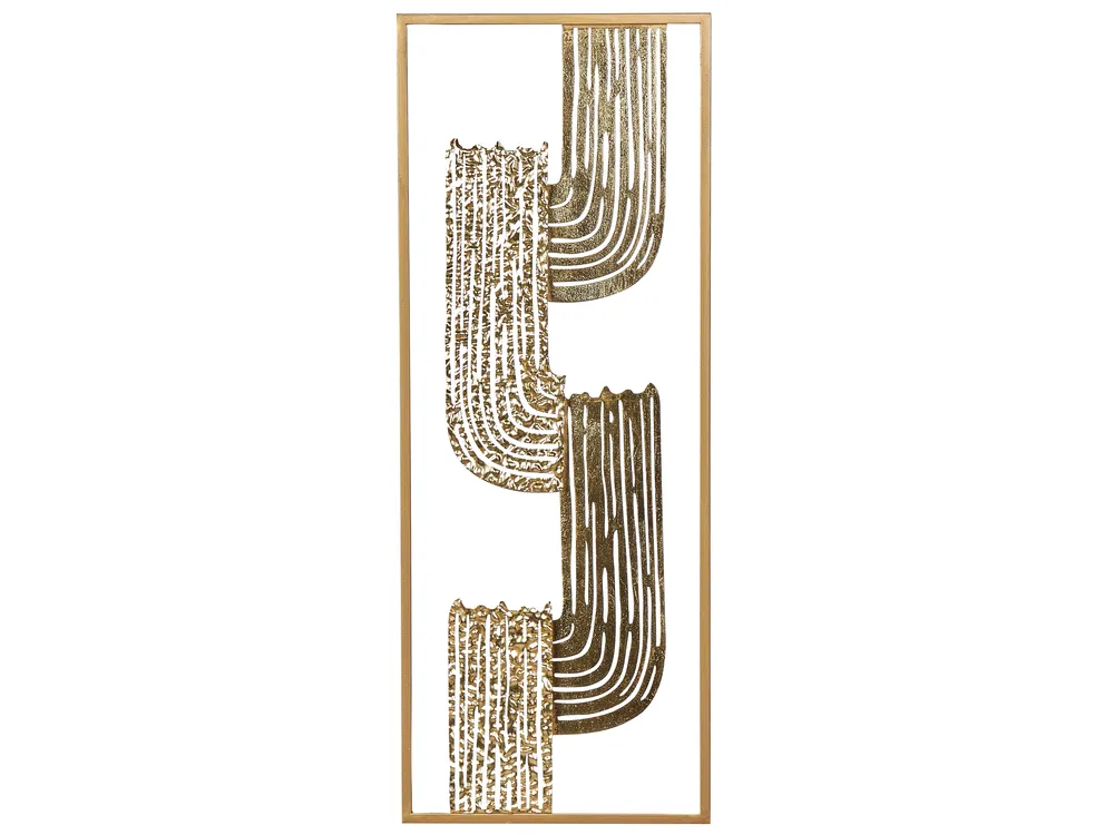 Dekoracja ścienna THULIUM Metal 75 cm Złoty