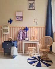 Blanket HALEDE 130 x 170 cm Blue_943741