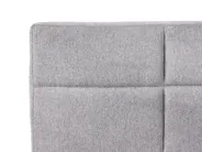 Adjustable Bed Fabric VICEROY 80 x 200 cm (EU Small Single) Light Grey_1044379