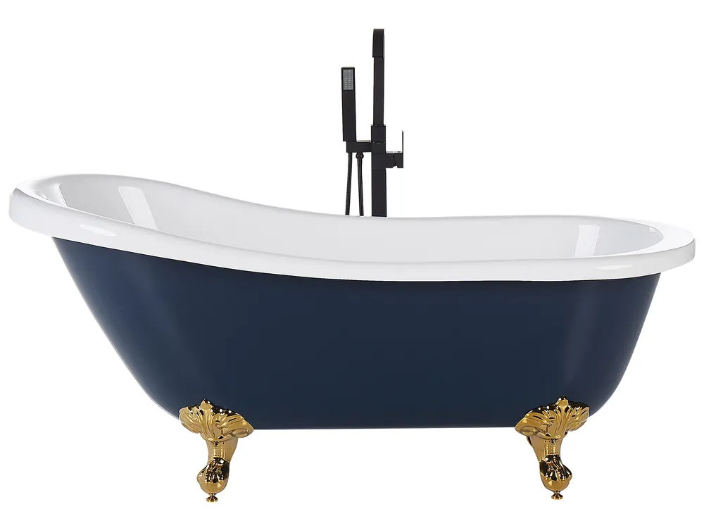 Vasca da bagno freestanding CAYMAN 170 x 76 cm Blu_820788