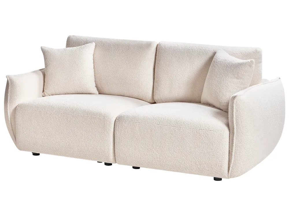 Modular Sofa 2 Seater MESNALI Boucle Off-White_1046268