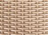 Conjunto de jardim modular 8 lugares em rattan sintético cor de areia XXL_905115