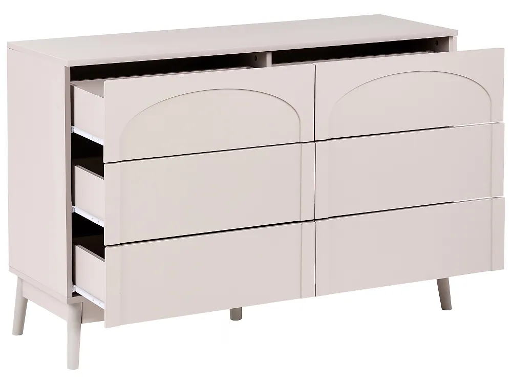 6 Drawer Chest BOULIA Light Beige_1169125