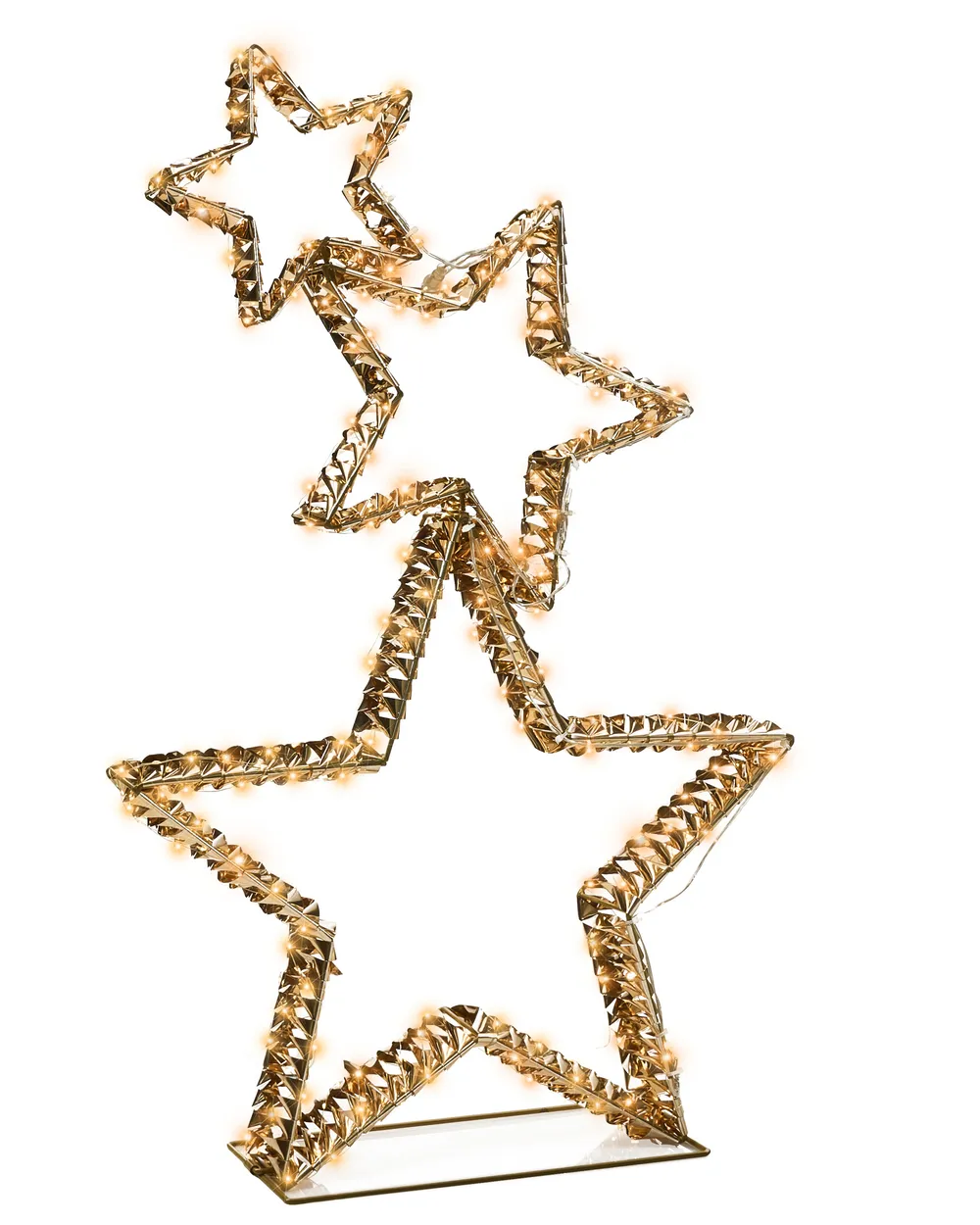 Outdoor Decoration LED BURESO 80 cm Star Gold