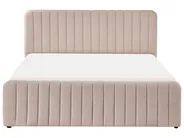 Ottoman Bed LUNAN Boucle Beige 160 x 200 cm (EU King Size)_1048451