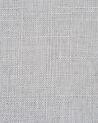 Poltrona imbottita in tessuto grigio con poggiapiedi HOLDEN_702241
