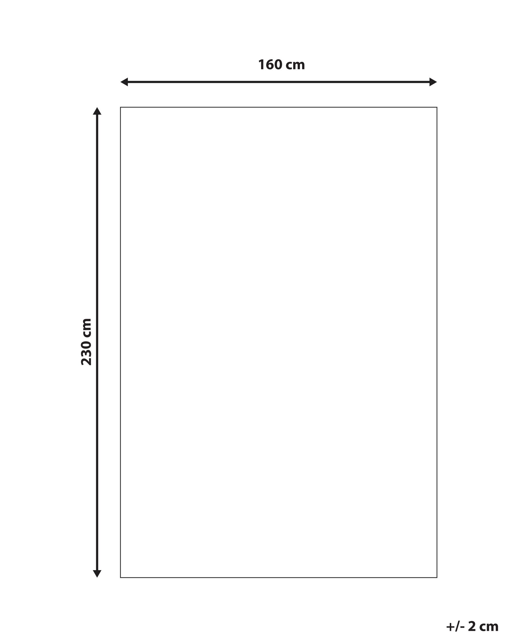 Cotton Area Rug 160 x 230 cm Multicolour NIZIP_842818