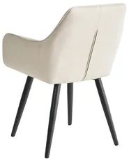 Set di 2 sedie da pranzo TIRANO Lino sintetico Beige chiaro_1042026